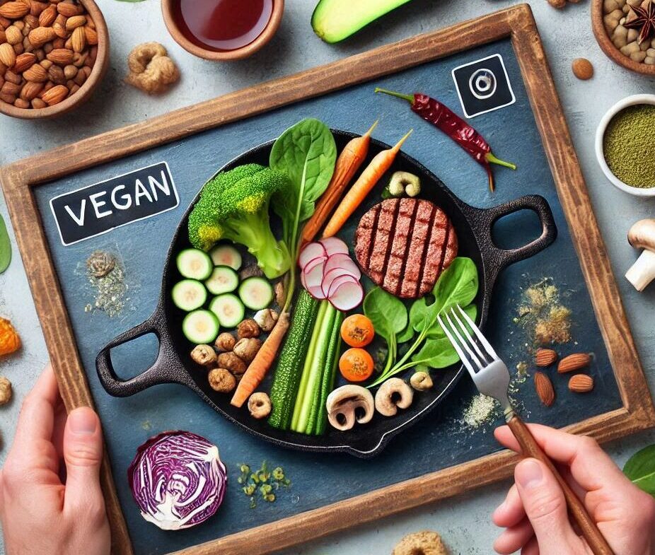 picture giving idea of a vegan meal
